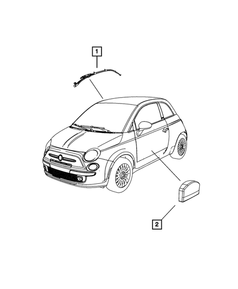 Air  Bags for 2014 Fiat 500 #2