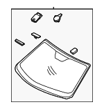 86111J3220 - : Windshield for Hyundai Image