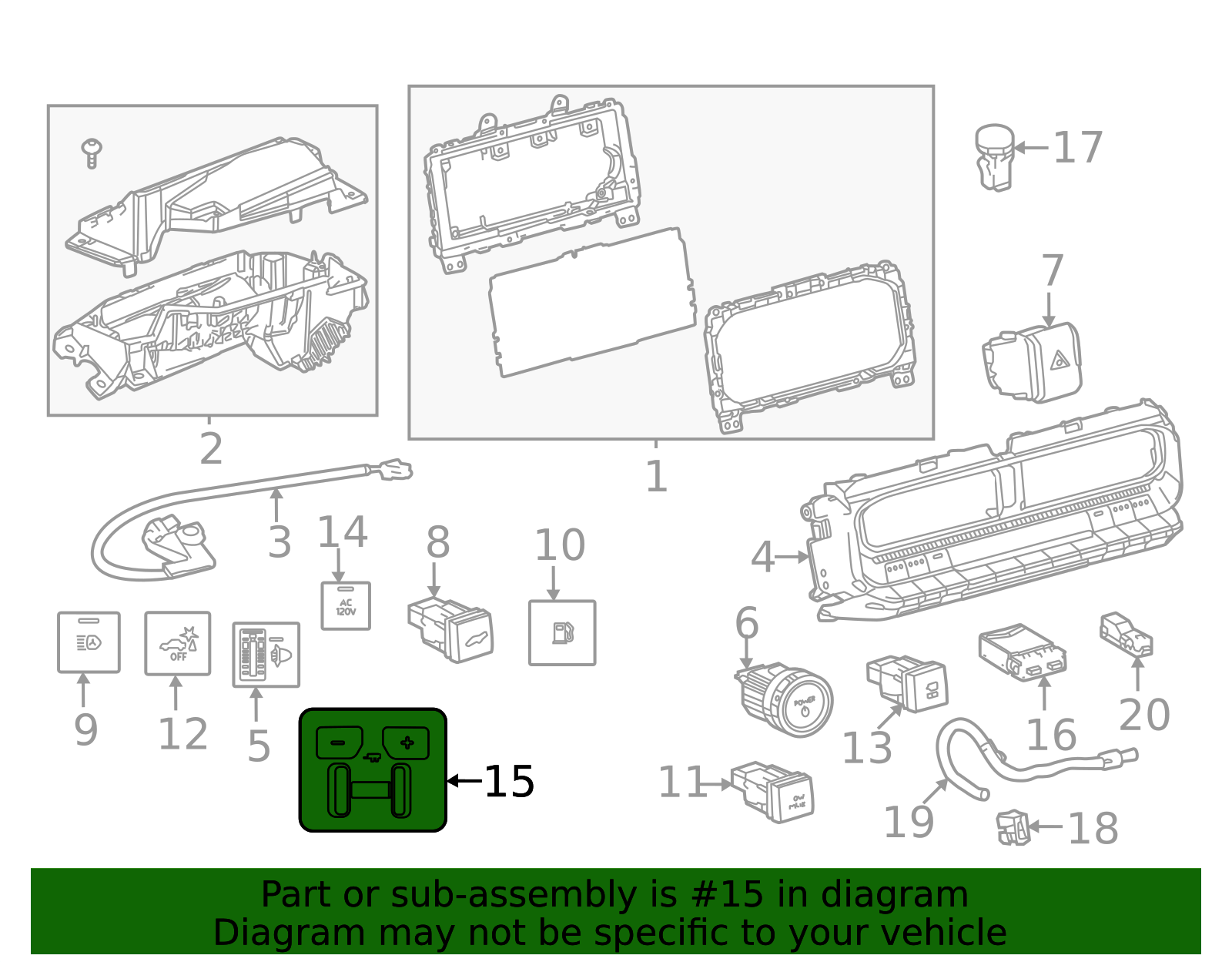 yu＊M Toyota Parts Switch 84391-60020 | Toyota Parts|Toyota Online Parts