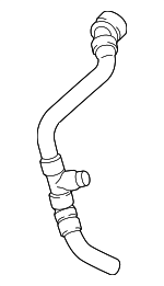 17128602619 - Cooling System: Center Hose for BMW: 530e, 530e xDrive, 530i, 540i, 740e xDrive Image