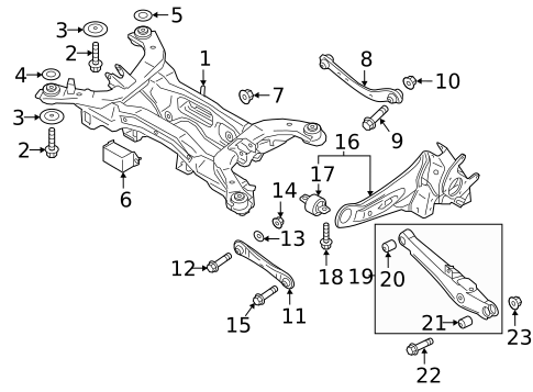 Rear Suspension for 2025 Mitsubishi Eclipse Cross #0