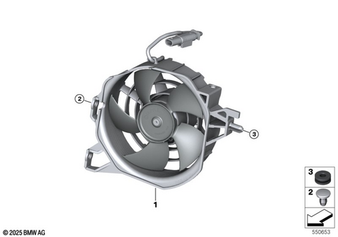 Electric Fan, Suction for 2026 BMW-Motorrad R 1300 R #0