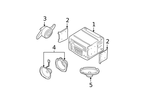Sound System for 2003 Hyundai Elantra #0