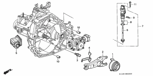 MT Clutch Release for 2001 Honda CR-V #0