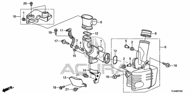 Resonator Chamber for 2014 Acura TSX #0