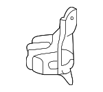 80352S5A000 - HVAC: Dehydrator Bracket for Honda: Civic Image
