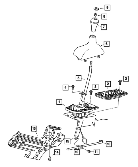 Gearshift Controls for 2002 Dodge Ram 1500 #0