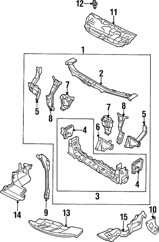 BC1D54131 - : Side Mount Bracket for Mazda Image