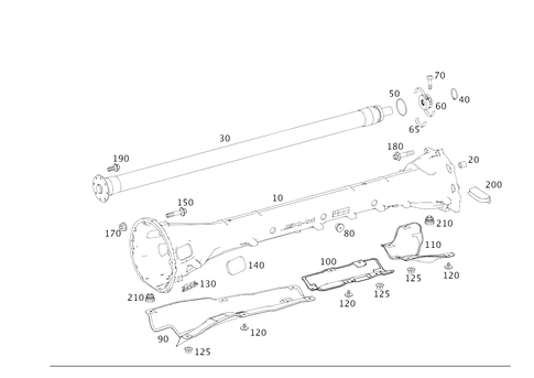 Drive Shaft Housing for 2021 Mercedes-Benz AMG GT Black Series #0