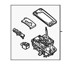 8K1713105AE - Body: Shifter Assembly for Audi: A4, A4 Quattro, A5, A5 Quattro, allroad, Q5, S4, SQ5 Image