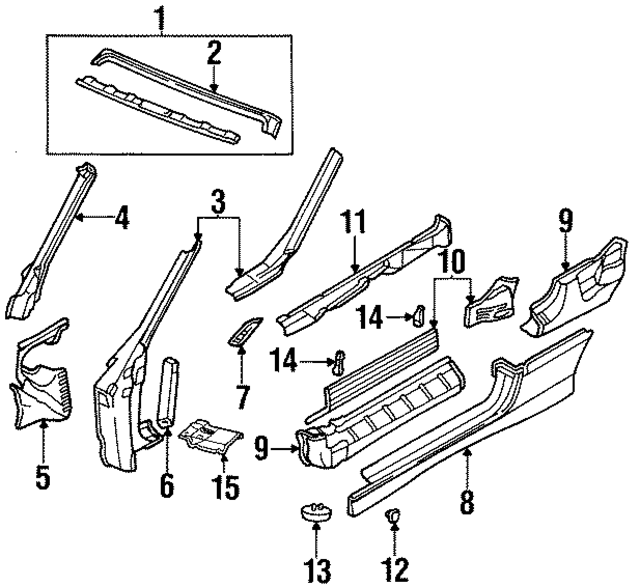 41328170653 - Body: Frame Assembly for BMW Image