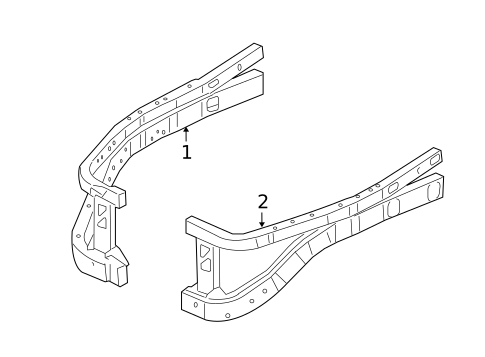 Structural Components & Rails for 2007 Chrysler Aspen #0