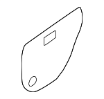 62244SA000 - Body: Water Shield for Subaru: Forester Image