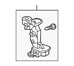 6100TK6A21 - : 2009-2013 Honda Fit - Leg Kit C R Headlight Mounting for Honda: Fit Image