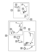 68194684AE - Electrical: Exhaust Sensor And Bracket for Mopar Image