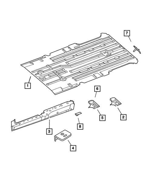 Floor Pans for 2002 Dodge Grand Caravan #0