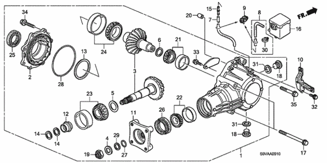 AT Transfer (4WD) for 2008 Honda Pilot #0