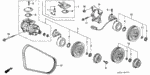 38827PH7003 - Body/Air Conditioning: SCREW-WASHER (5X8) for Honda Image
