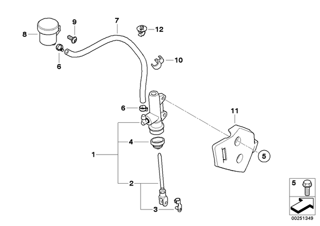 22116758925 - : Cable Clamp for BMW-Motorrad Image