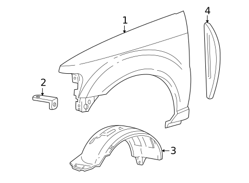 Fender & Components for 2005 Ford Explorer Sport Trac #0