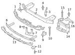 7147263759 - Body: Lower Impact Bar Screw for BMW Image