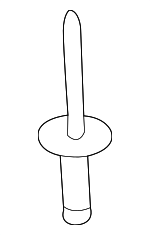 9132667 - Body: Bumper Cover Rivet for GM Image