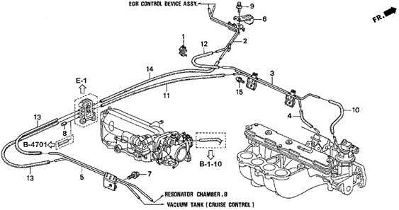 Install Pipe - Tubing (1) for 1997 Acura CL #0
