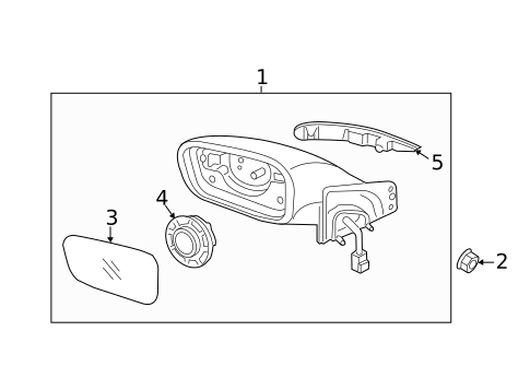 Outside Mirrors for 2011 Hyundai Sonata #1