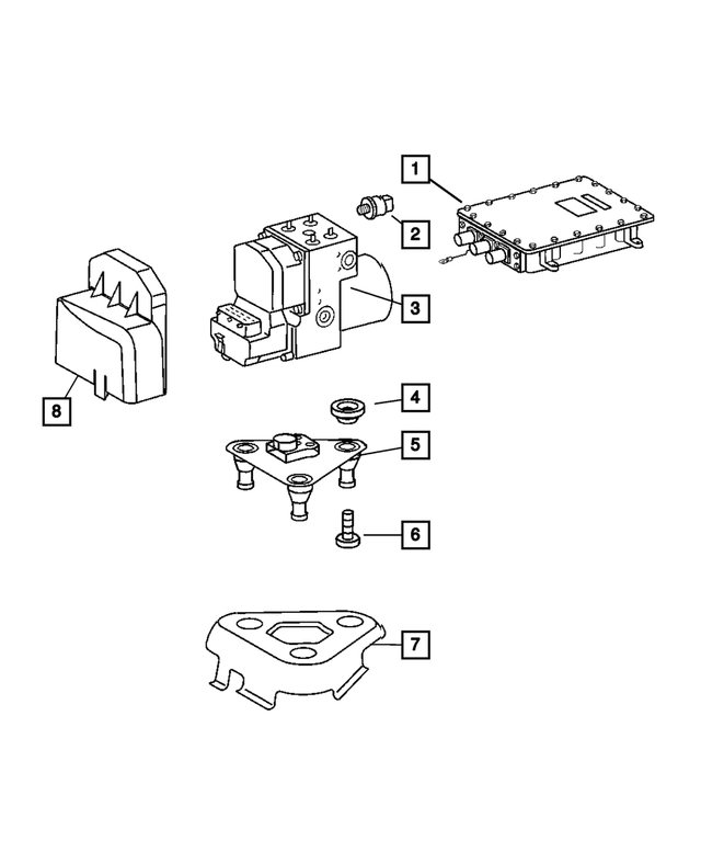 5126138AA - Service Brakes: Screw for Mopar Image