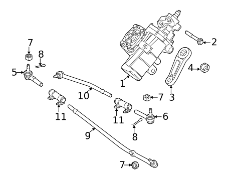 Steering Gear & Linkage for 2023 Ford E-350 Super Duty #1