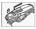 4KL857001F24A - Body: Instrument Panel for Audi Image
