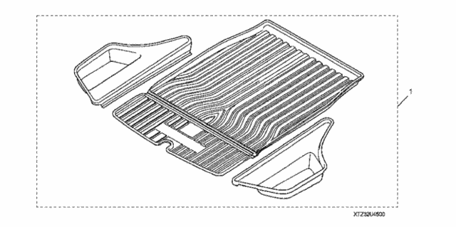 Folding Trunk Tray for 2015 Acura TLX #0