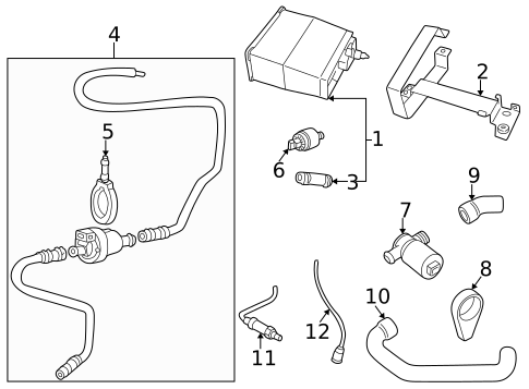 Emission Components for 2001 Saab 9-3 #0