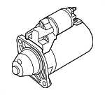 7C911023F - Electrical: Starter for Volkswagen: Phaeton, Touareg Image