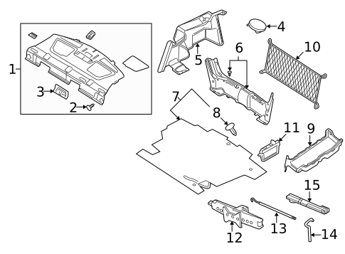 Interior Trim - Rear Body for 2010 Lincoln MKZ #0