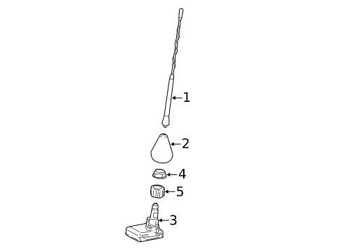 Antenna & Radio for 2016 BMW 228i #1