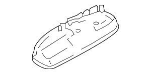 MK4Z13776AA - Body: Lamp Assembly Interior for Ford Image