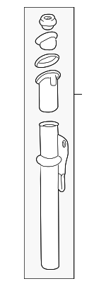 39179ST8A12 - Electrical: Tube for Acura Image