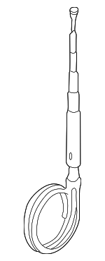 39152SM4A03 - Entertainment &amp; Telematics: Radio Antenna Mast for Acura Image
