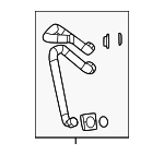 68687699AA - : Heater Core Tube Kit for Mopar Image