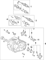 4133628040 - Universals &amp; Rear Axle: Dust Shield for Toyota: Highlander Image