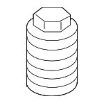 17117514402 - Cooling System: Radiator Bracket Upper Bracket for BMW: 323Ci, 323i, 325Ci, 325i, 325xi, 328Ci, 328i, 328xi, 330Ci, 330i, 330xi, 335i, 335xi, 525i, 530i, 545i, 745i, 745Li, 750i, 750Li, 760i, 760Li, M3, X5, Z4 Image