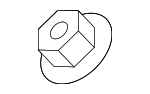 98731B2000 - Body: Wiper Arm Nut for Hyundai Image