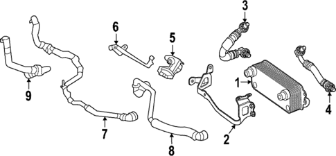 Trans Oil Cooler for 2025 Mercedes-Benz SL55 AMG #0