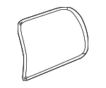 15735058 - Body: Weatherstrip for Chevrolet: Blazer | GMC: Jimmy | Oldsmobile: Bravada Image