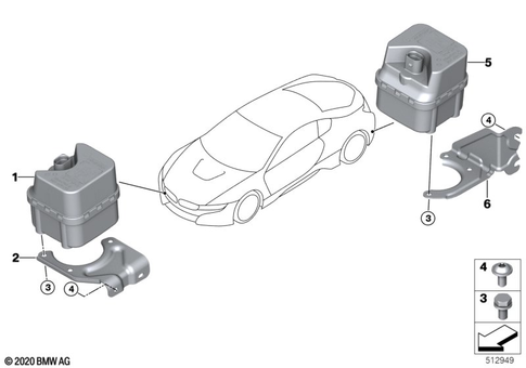 Single Parts Loudspeaker for 2014 BMW i8 #4