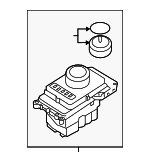 LR117067 - Body: Shifter for Land Rover: Discovery, Range Rover Image