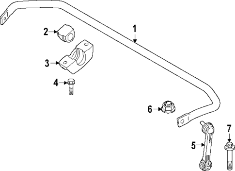 Stabilizer Bar & Components for 2025 BMW 530i #0