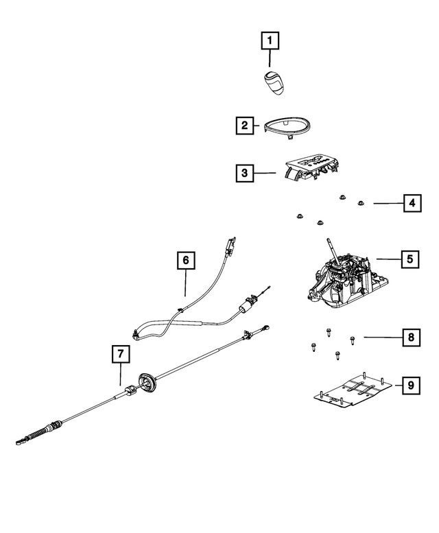 « 5085598AF – 4-Speed; Automatic VLP Transaxle : Sélecteur De Transmission Support pour Mopar Image »