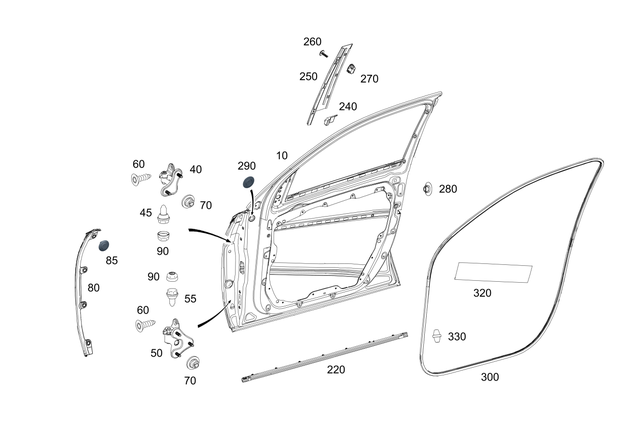 19985150 - Front Doors: Stop Plug for Mercedes-Benz: 180A, 180b, 220a, 250, 300C, 300CD, 300S, 350SD, A220, A35 AMG, AMG GT, AMG GT 43, AMG GT 53, AMG GT 55, AMG GT 63, AMG GT 63 Pro, AMG GT 63 S, AMG GT 63 S E Performance, AMG GT Black Series, AMG GT C, AMG GT R, AMG GT S, B Electric Drive, B250e, C250, C300, C350, C350e, C400, C43 AMG, C450 AMG, C63 AMG, C63 AMG S, C63 AMG S E Performance, CL550, CL600, CL63 AMG, CL65 AMG, CLA250, CLA35 AMG, CLA45 AMG, CLA45 AMG S, CLE300, CLE450, CLE53 AMG, CLS400, CLS450, CLS500, CLS53 AMG, CLS55 AMG, CLS550, CLS63 AMG, CLS63 AMG S, E250, E300, E320, E350, E400, E43 AMG, E450, E500, E53 AMG, E55 AMG, E550, E63 AMG, E63 AMG S, EQB 250+, EQB 300, EQB 350, EQE 350, EQE 350 SUV, EQE 350+, EQE 350+ SUV, EQE 500, EQE 500 SUV, EQE AMG, EQE AMG SUV, EQS 450, EQS 450 SUV, EQS 450+, EQS 450+ SUV, EQS 580, EQS 580 SUV, EQS AMG, G500, G550, G580, G63 4x4 Squared AMG, G63 AMG, GL320, GL350, GL450, GL550, GL63 AMG, GLA250, GLA35 AMG, GLA45 AMG, GLB250, GLB35 AMG, GLC300, GLC350e, GLC43 AMG, GLC63 AMG, GLC63 AMG S, GLC63 AMG S E Performance, GLE300d, GLE350, GLE400, GLE43 AMG, GLE450, GLE450 AMG, GLE450e, GLE53 AMG, GLE550e, GLE580, GLE63 AMG, GLE63 AMG S, GLK250, GLK350, GLS350d, GLS450, GLS550, GLS580, GLS63 AMG, Maybach EQS 680 SUV, Maybach GLS600, Maybach S550, Maybach S560, Maybach S580, Maybach S600, Maybach S650, Maybach S680, ML250, ML320, ML350, ML400, ML450, ML500, ML550, ML63 AMG, R320, R350, R500, S350, S400, S450, S500, S550, S550e, S560, S580, S580e, S600, S63 AMG, S63 AMG E Performance, S65 AMG, SL400, SL43 AMG, SL450, SL500, SL55 AMG, SL550, SL600, SL63 AMG, SL63 AMG S E Performance, SL65 AMG, SLC300, SLC43 AMG, SLK250, SLK280, SLK300, SLK350, SLK55 AMG, SLS AMG Image image